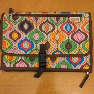 SKIP HOP Pronto Jonathan Adler Changing Pad Station Clutch Travel Bag Wipe Case